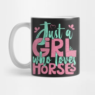 Just A Girl Who Loves Horses Farmer Gift product Mug